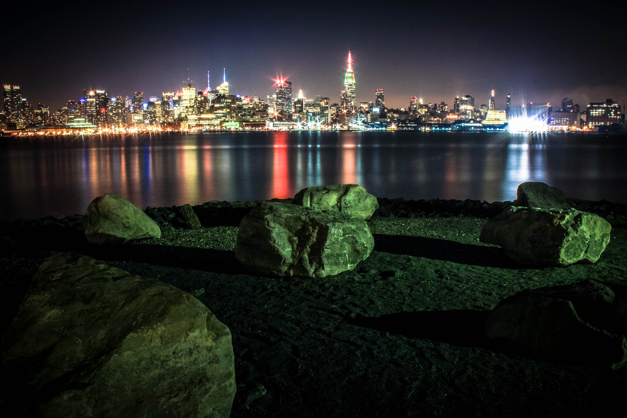 Canon EOS 1000D (EOS Digital Rebel XS / EOS Kiss F) sample photo. Nyc skyline from hoboken photography