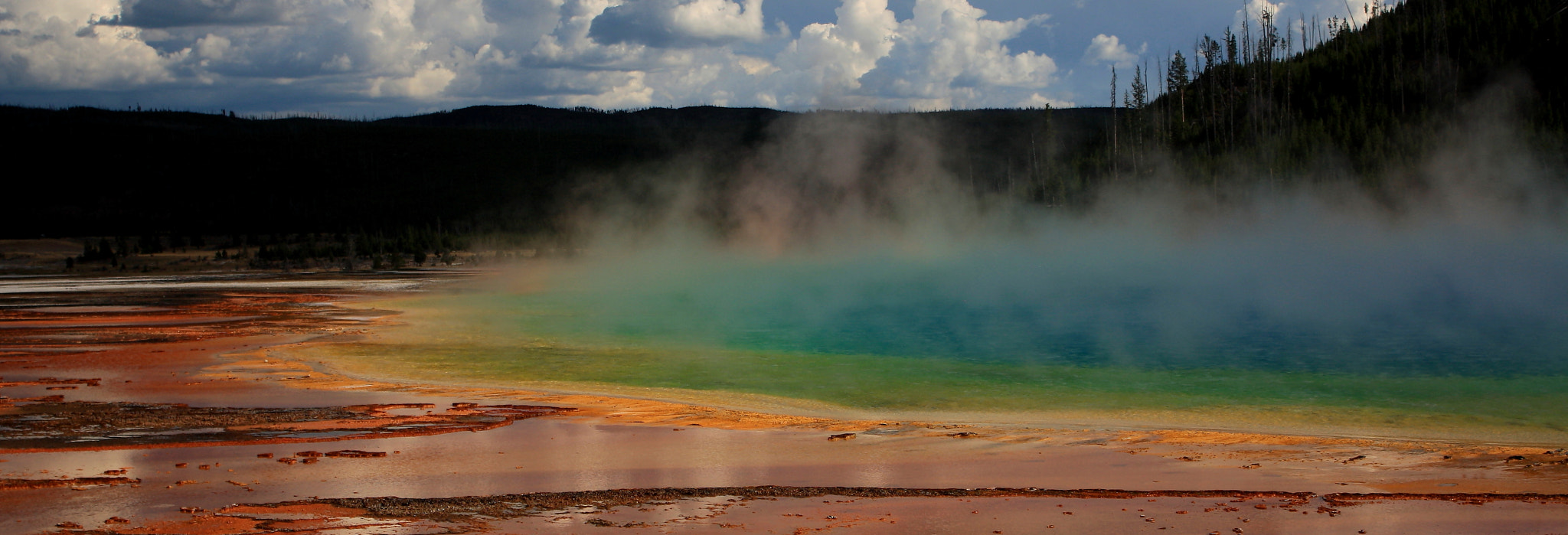 Canon EOS 1000D (EOS Digital Rebel XS / EOS Kiss F) sample photo. Grand prismatic spring photography