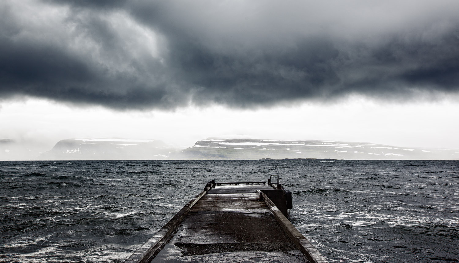 Canon EOS 5D Mark II sample photo. Storm over the westfjords photography