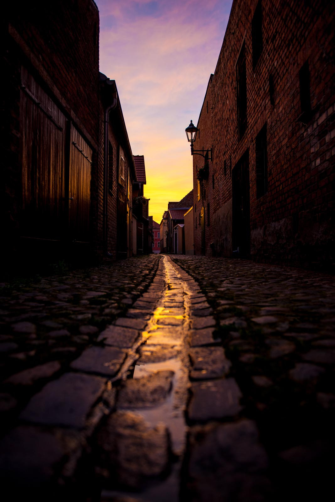 Nikon D3X sample photo. Alley at dawn... photography