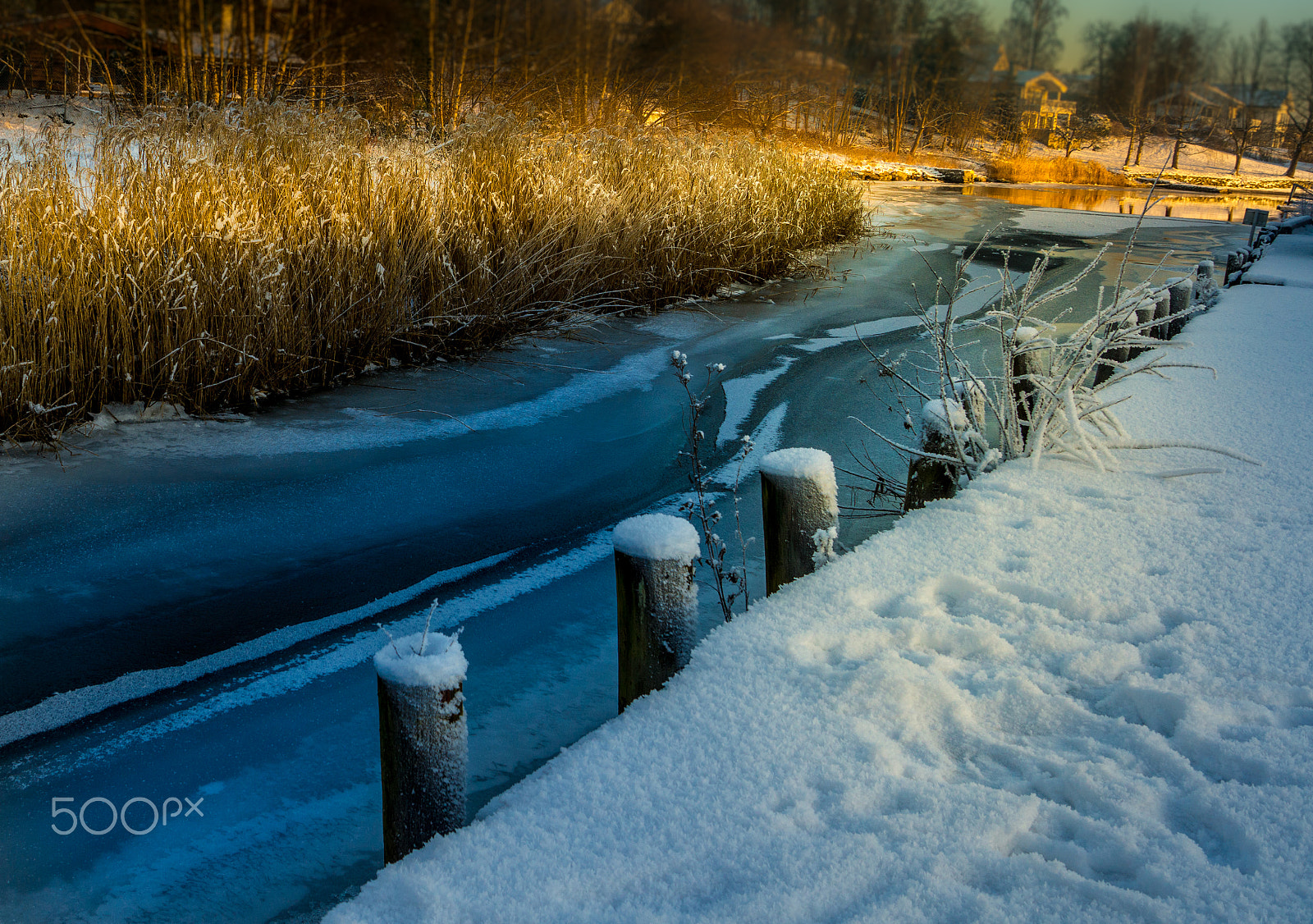 Sony SLT-A77 sample photo. Evening mood by the river photography