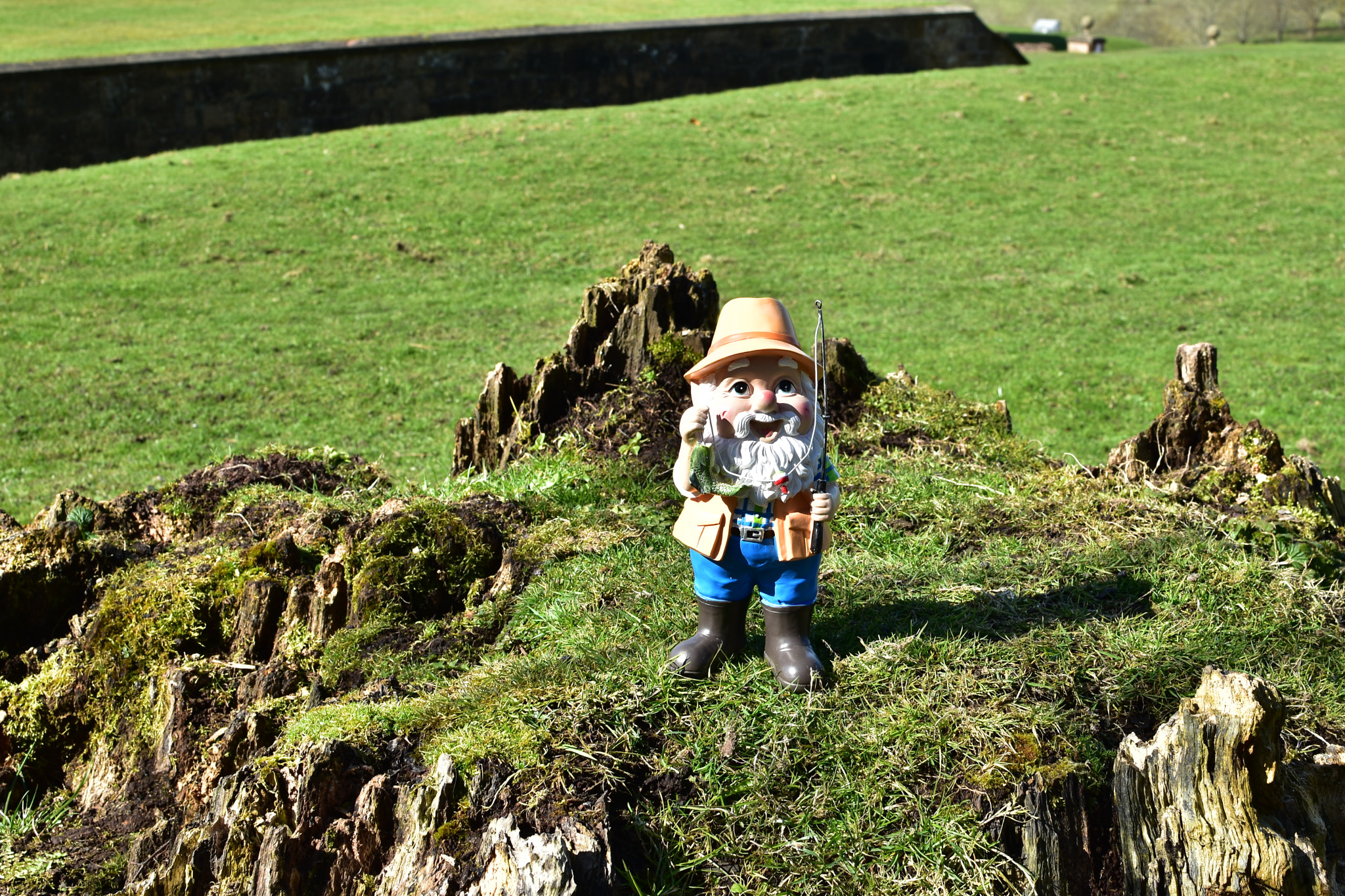 Nikon D5500 + Nikon AF-S DX Nikkor 35mm F1.8G sample photo. A gnome at chateleraut photography