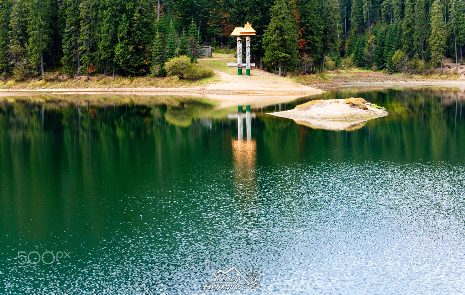 Canon EOS 5D sample photo. Autumn synevir mountain lake photography