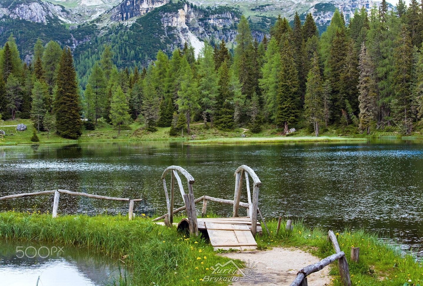 Canon EOS 5D sample photo. Alpine summer lake view photography