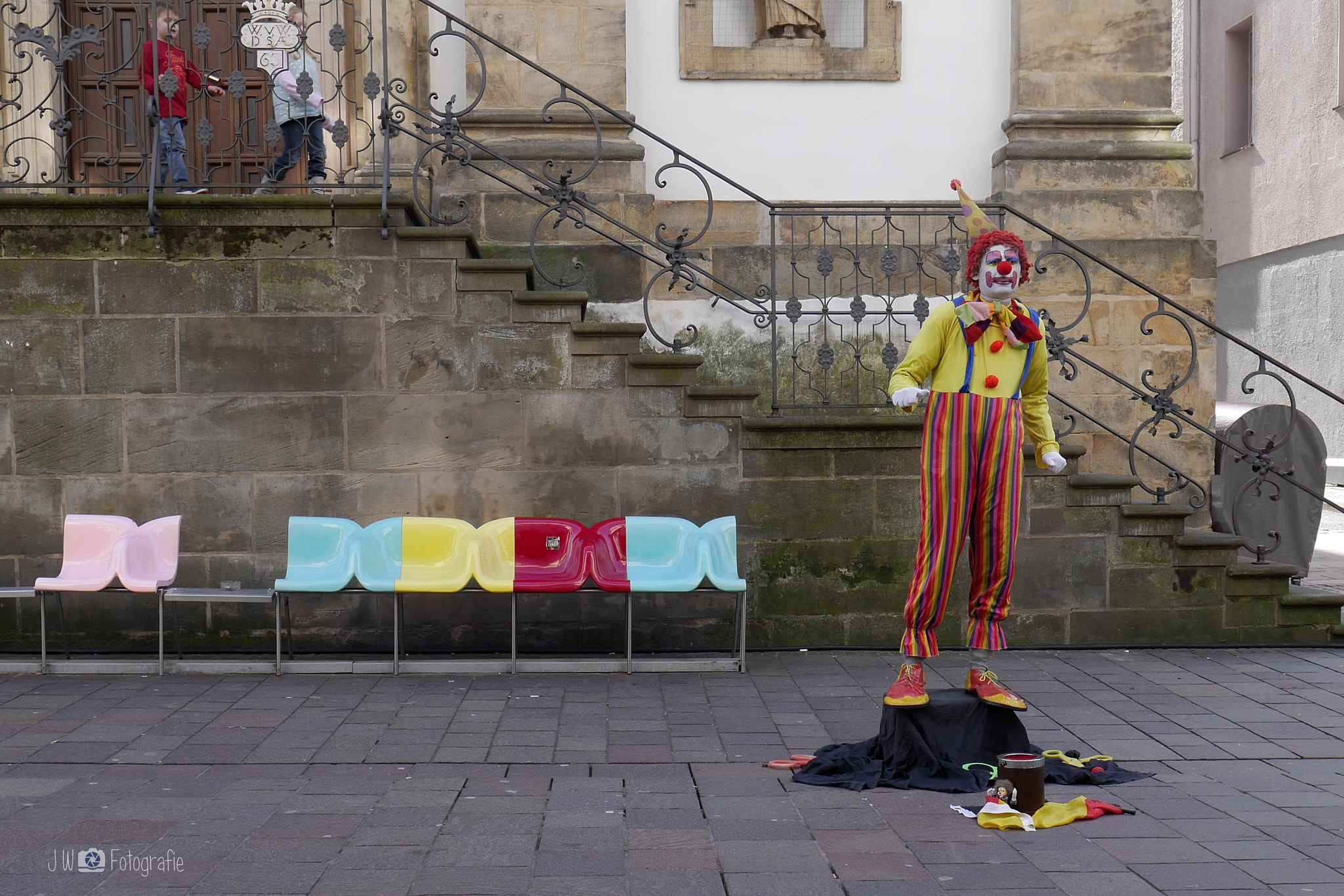 Panasonic Lumix DMC-GX7 sample photo. Street artist in paderborn photography