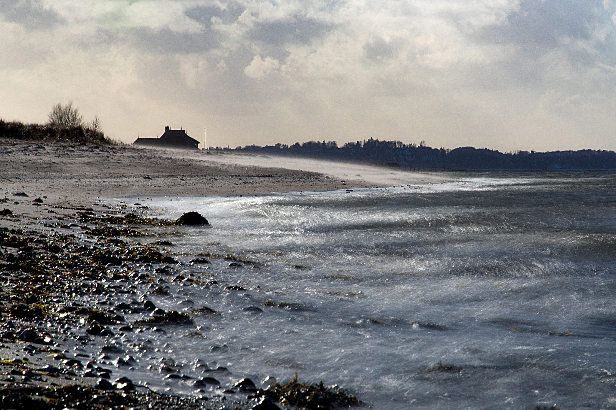 Tamron 16-300mm F3.5-6.3 Di II VC PZD Macro sample photo. Stormy beach photography