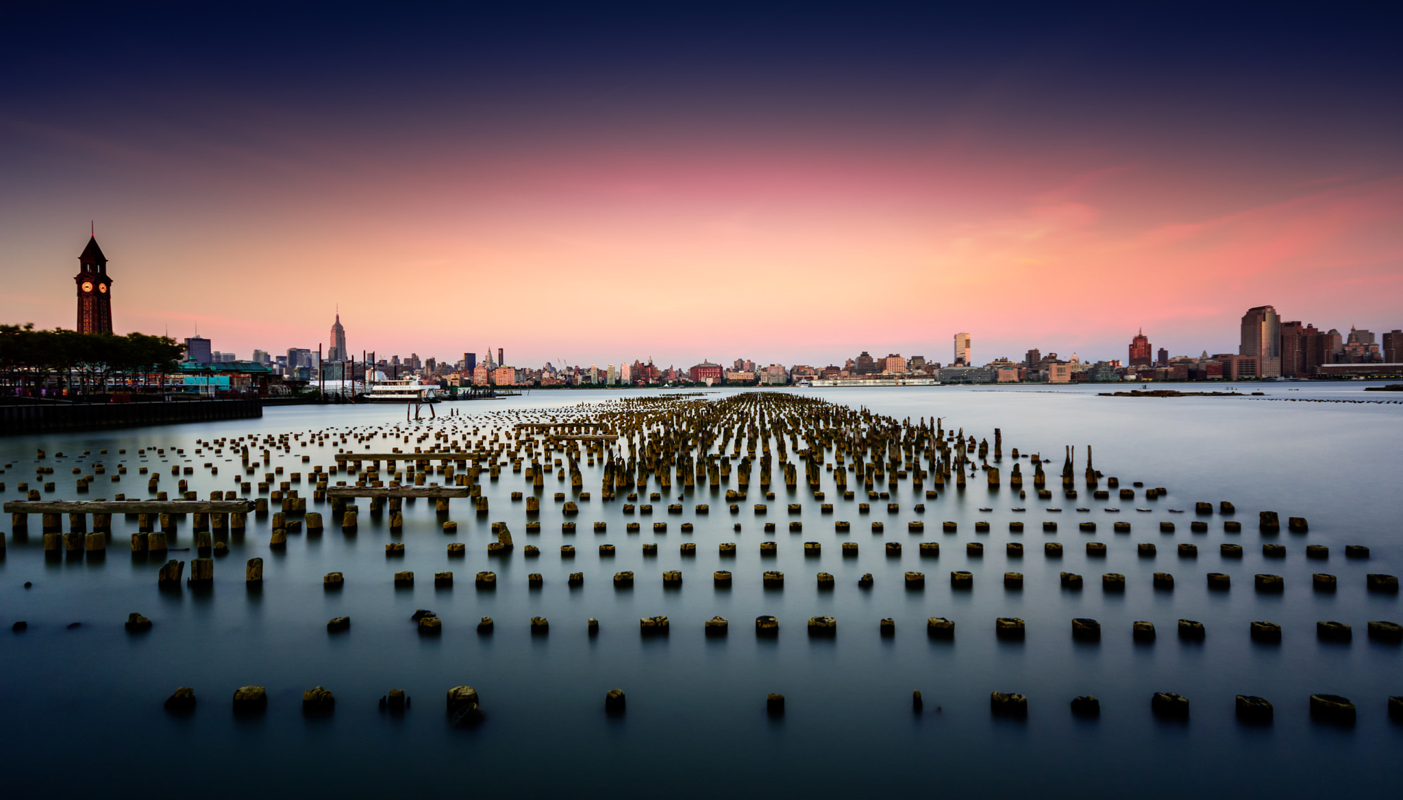 Nikon D7100 sample photo. Hoboken sunset photography