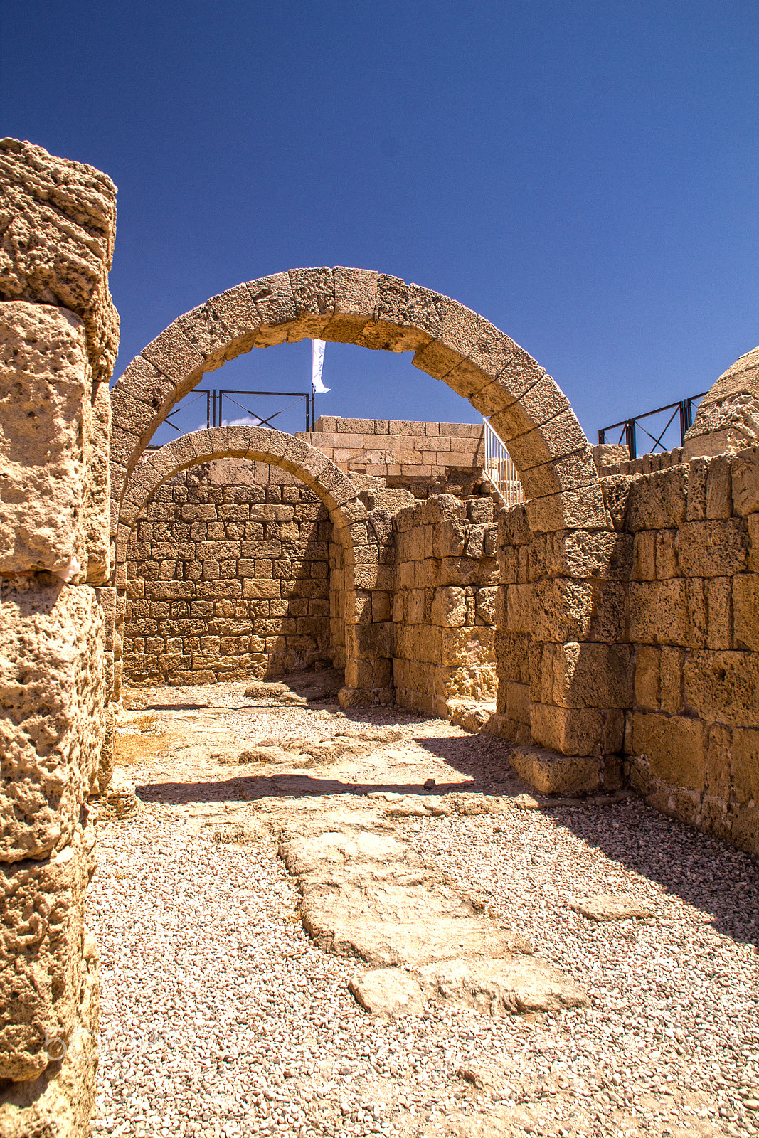 Canon EF-S 18-200mm F3.5-5.6 IS sample photo. Ancient caesarea ruins .israel photography