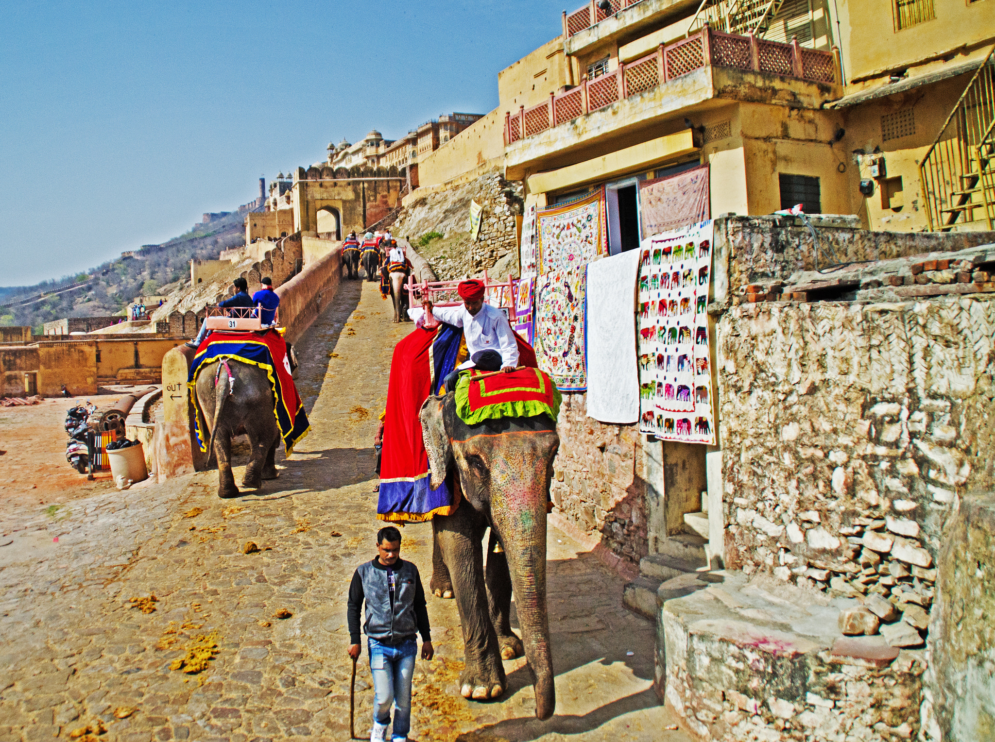 Nikon D7000 sample photo. Up & down to amber fort photography