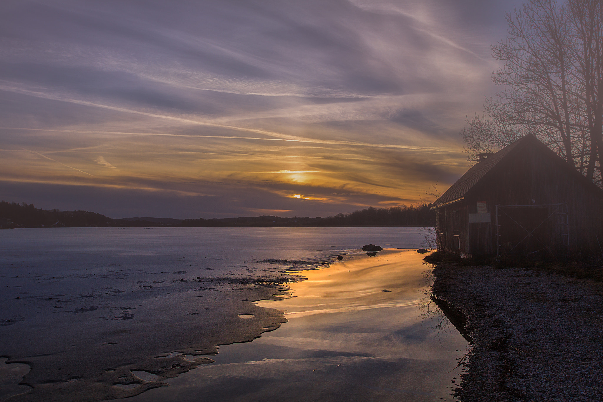 Canon EF 16-35mm F2.8L II USM sample photo. Lac de l'abbaye photography