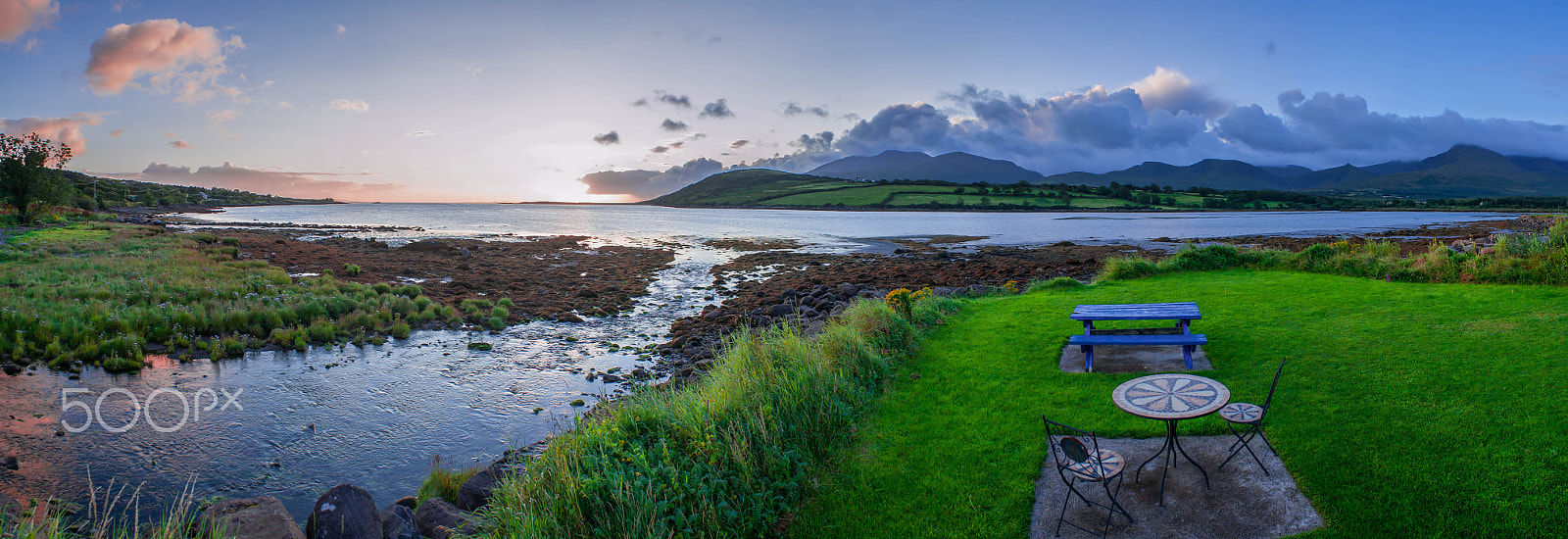 Canon EF-S 18-55mm F3.5-5.6 IS sample photo. Cloghane panorama photography