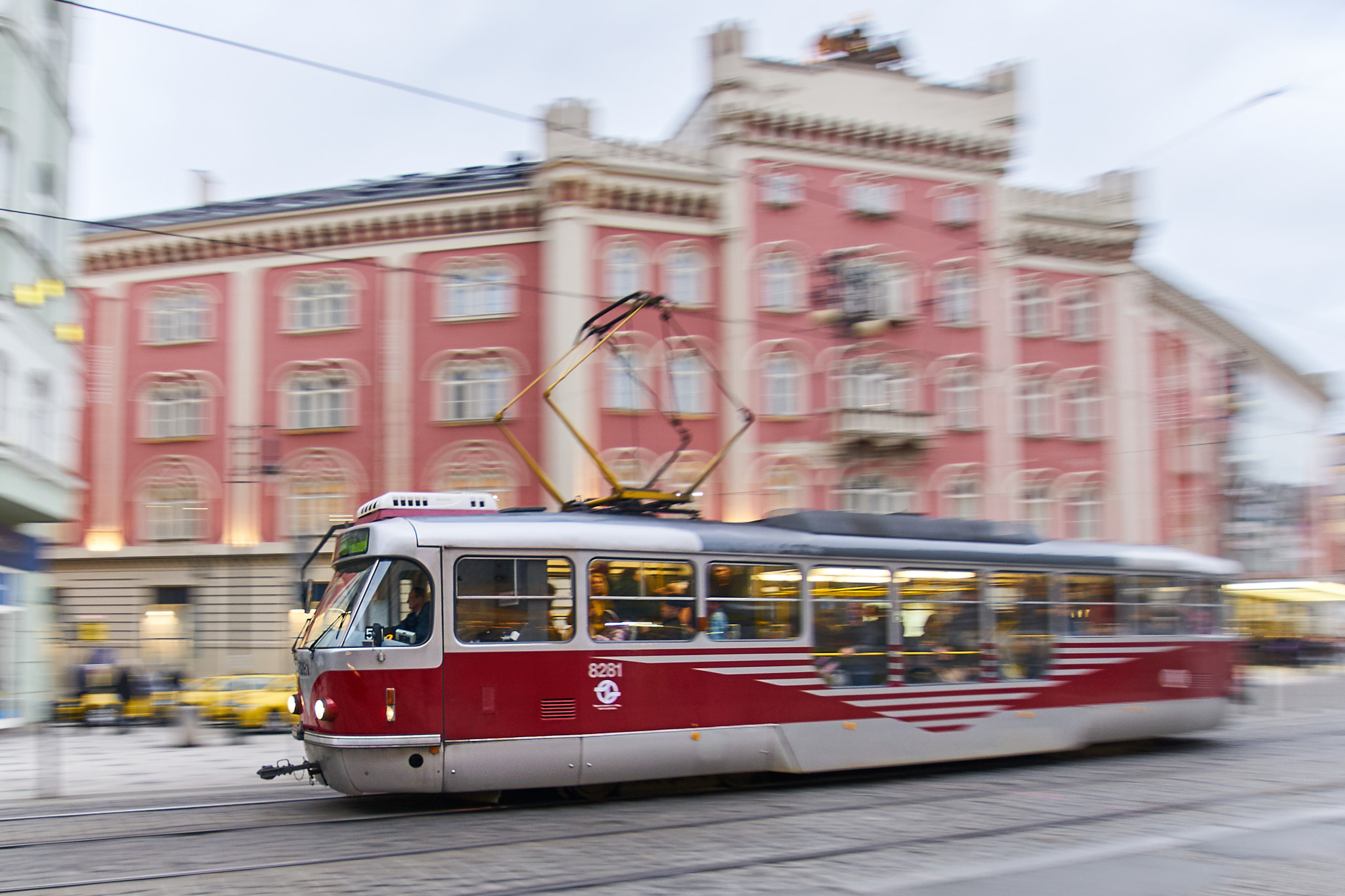 Sony ILCA-77M2 sample photo. Tram in prague photography