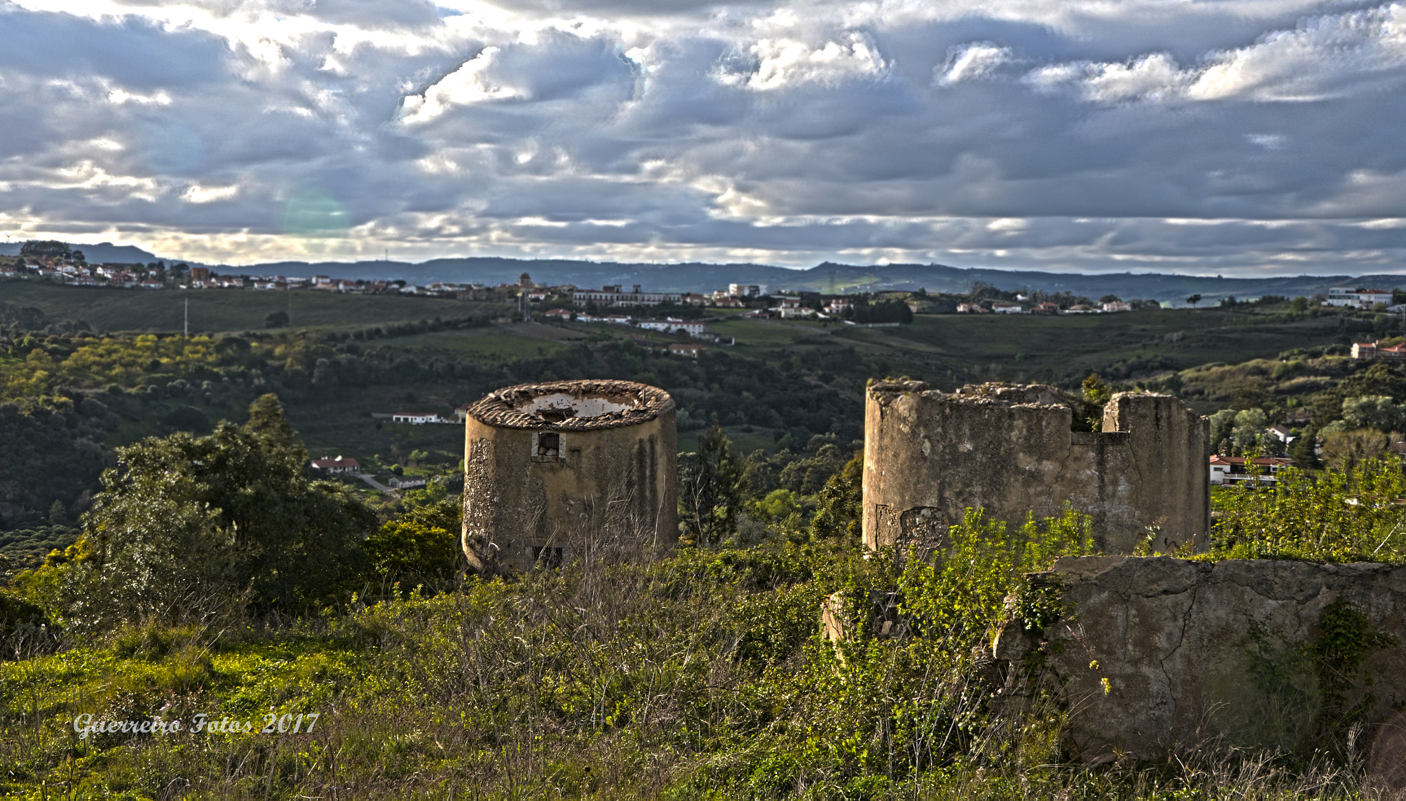 Nikon D5100 sample photo. Windmills ruins photography