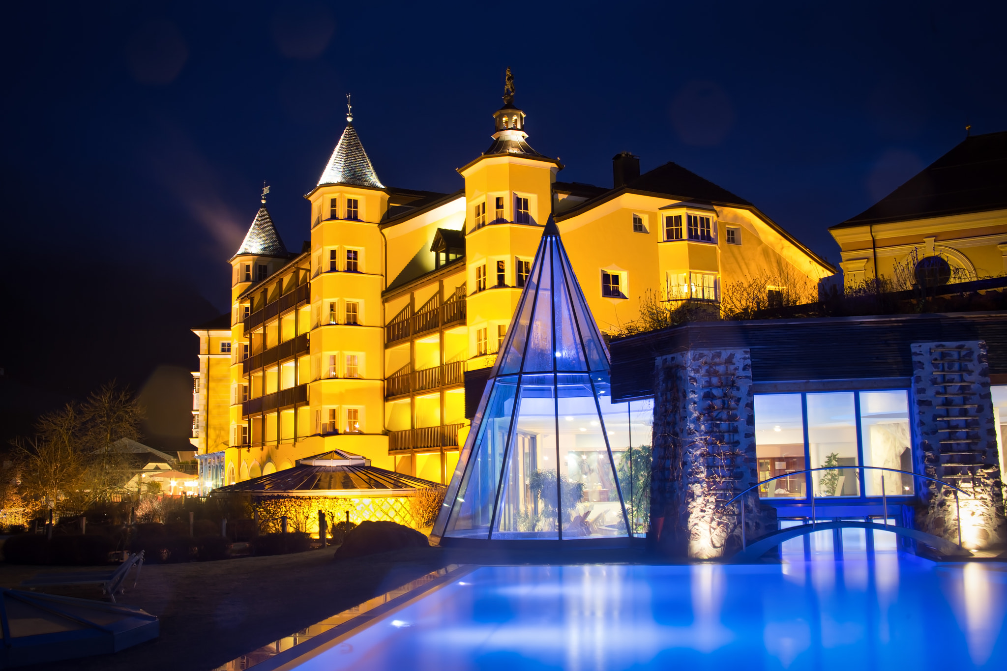 Canon EF 28-135mm F3.5-5.6 IS USM sample photo. Adler resort blue hour photography