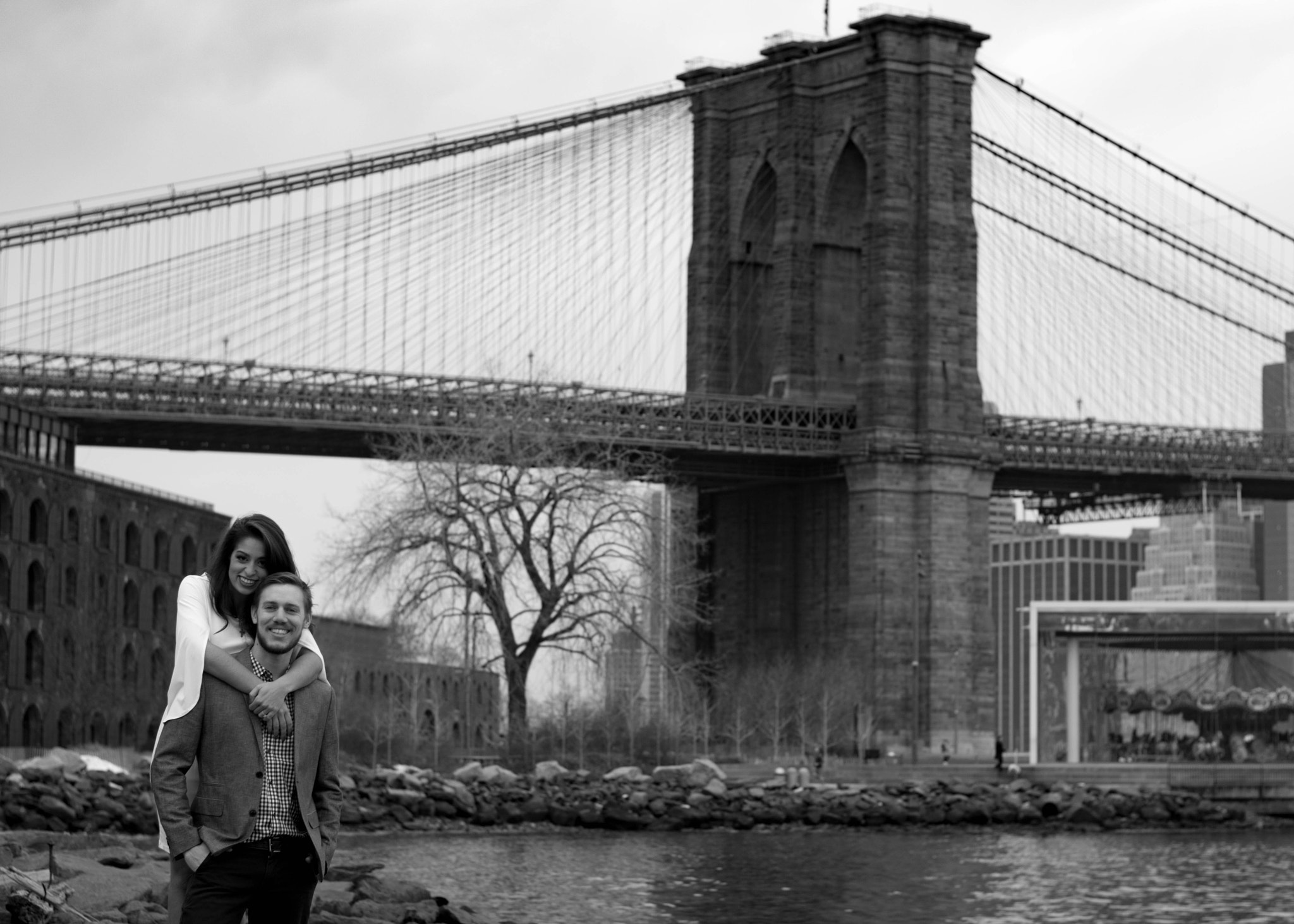 Nikon D5600 + Nikon AF-S Nikkor 50mm F1.8G sample photo. Bw bk bridge park photography