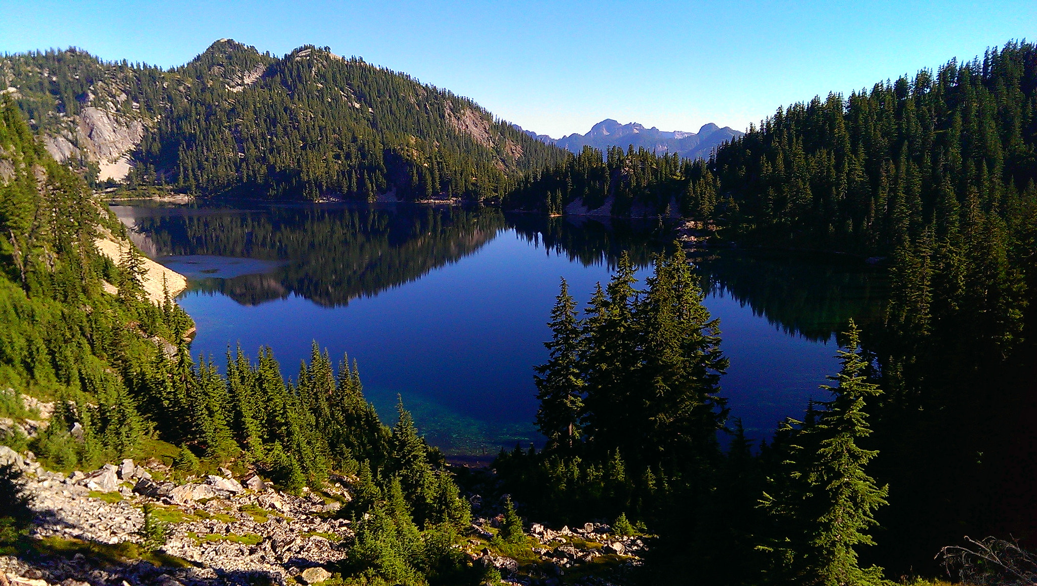 HTC ONE GOOGLE PLAY EDITION sample photo. Snow lake photography