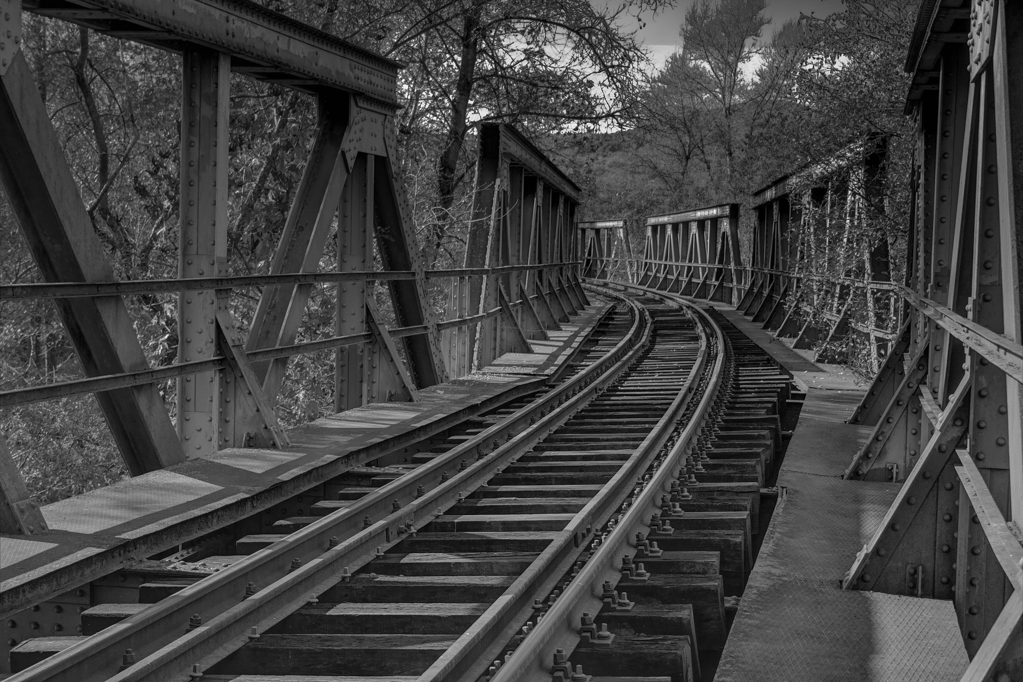 Canon EOS 50D sample photo. Railway bridge photography