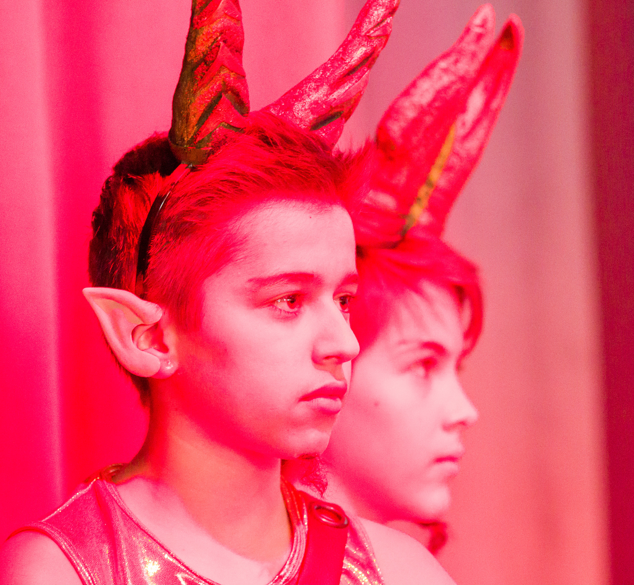 Pentax K-3 II sample photo. Greek satyr twins photography
