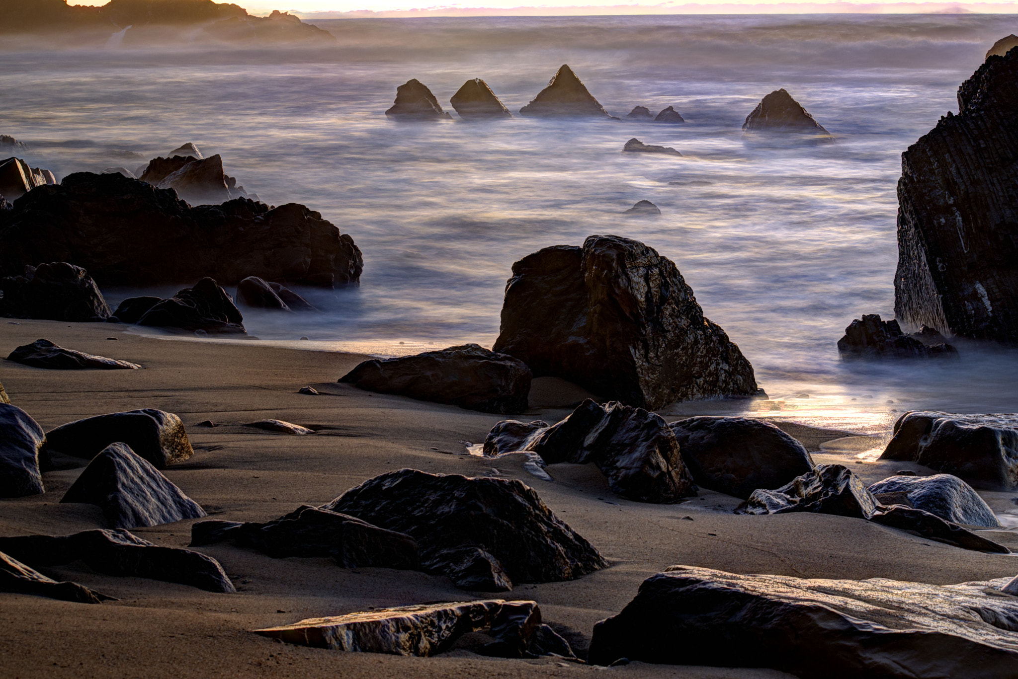 Nikon D5500 sample photo. Big sur sunset photography