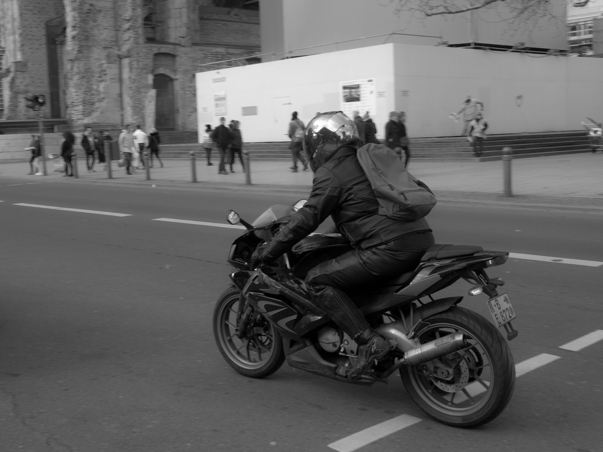 Olympus OM-D E-M5 II sample photo. On the bike photography