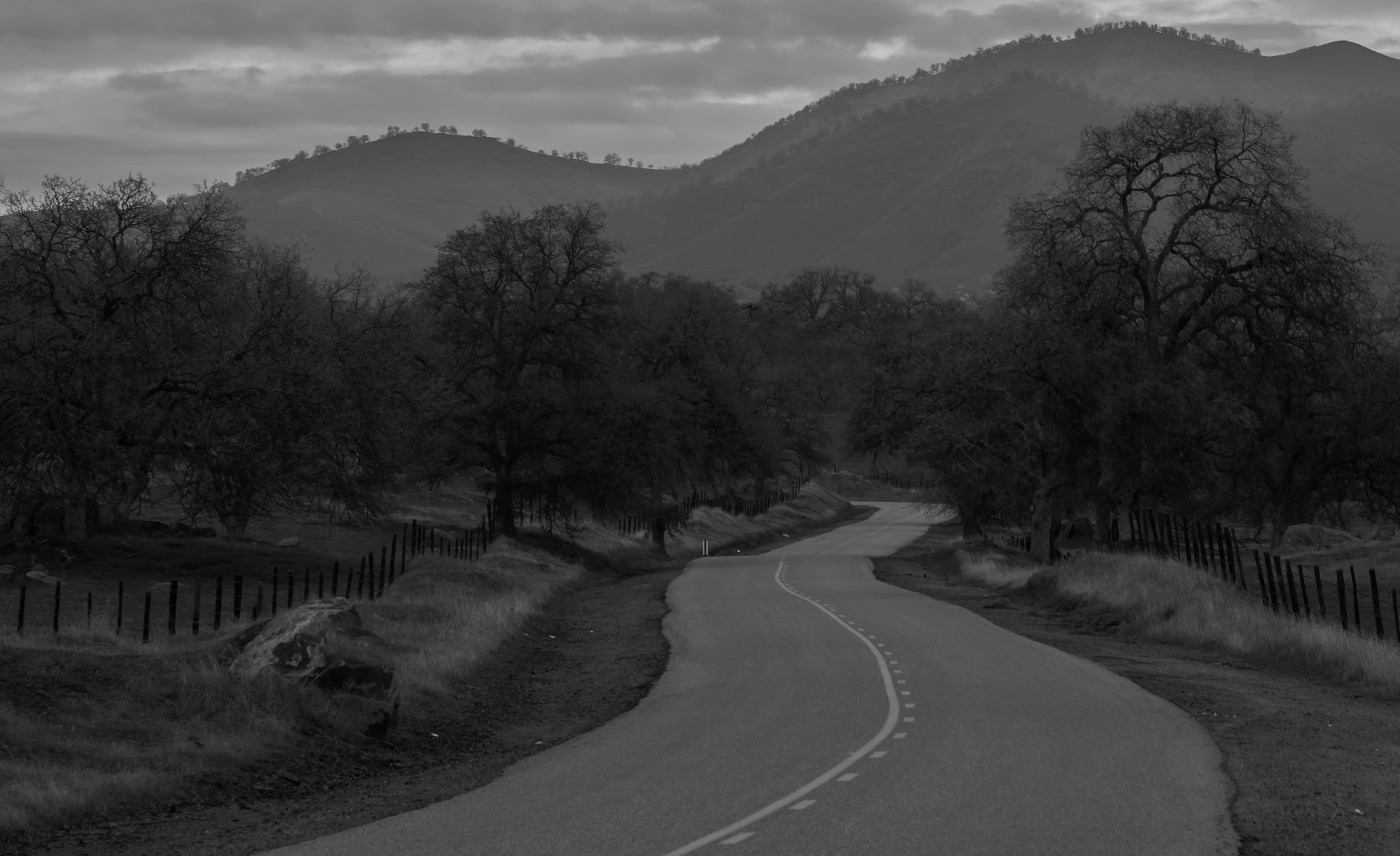 Nikon D5500 sample photo. Just following the road photography