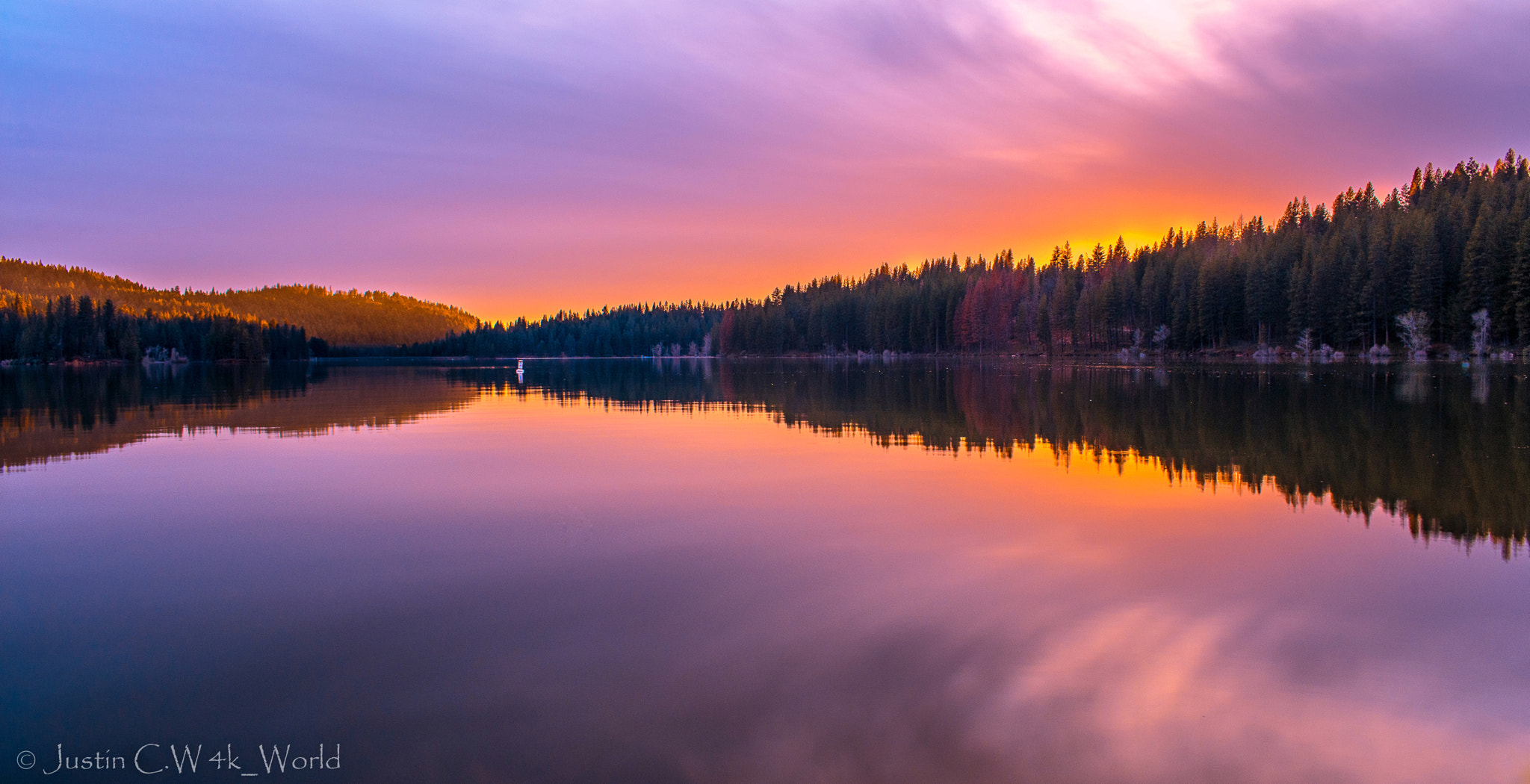 Nikon D3400 sample photo. Sunset at jenkinson lake photography