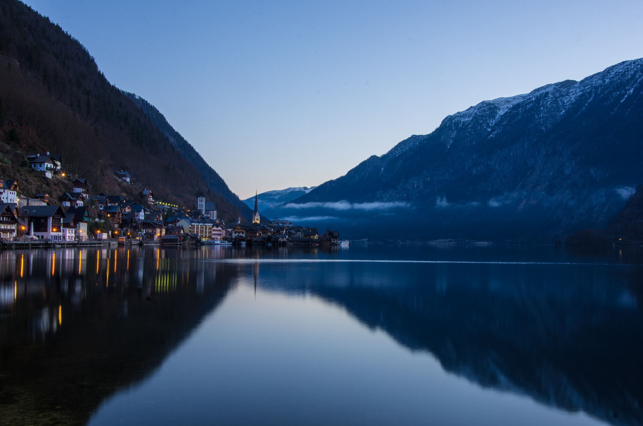 Pentax K-5 sample photo. Early morning in hallstatt photography