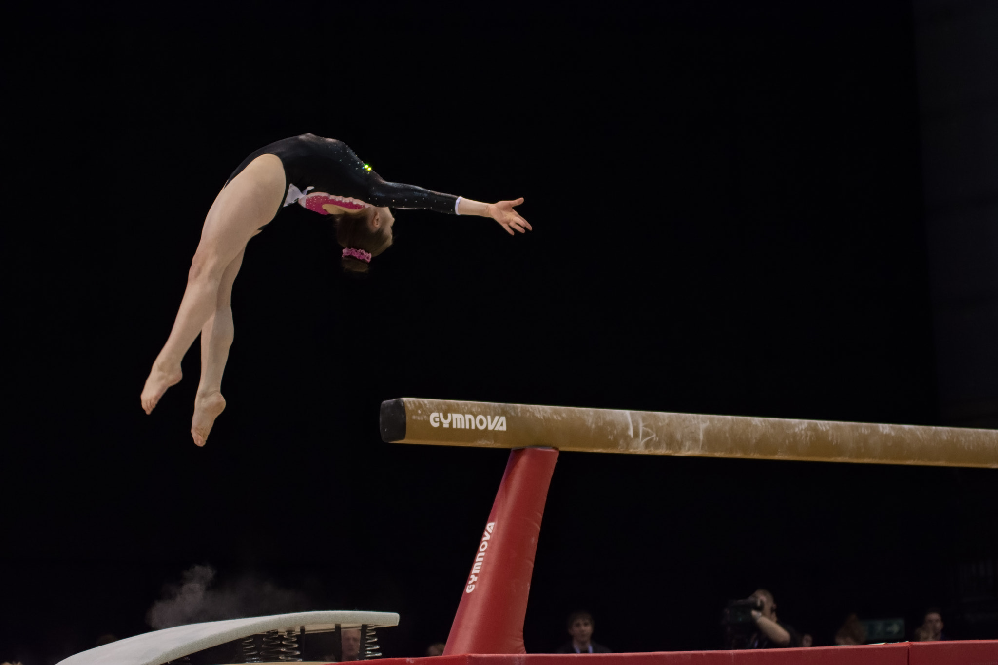 Nikon D7200 sample photo. Gymnastics - mounting the beam photography