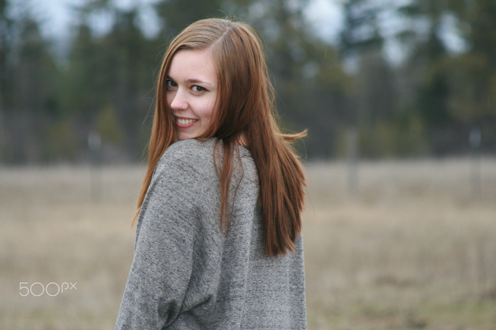 Canon EF 80-200mm F4.5-5.6 II sample photo. Montana grown ginger photography