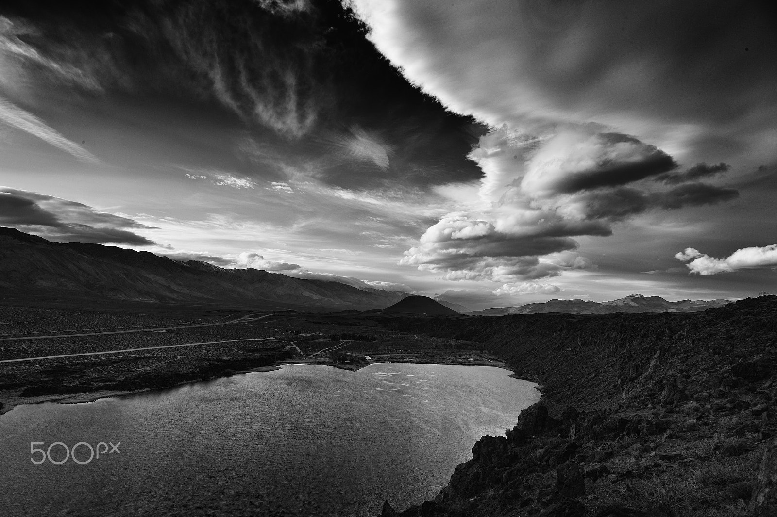 Canon EOS-1D X sample photo. Little lake and gathering storm photography