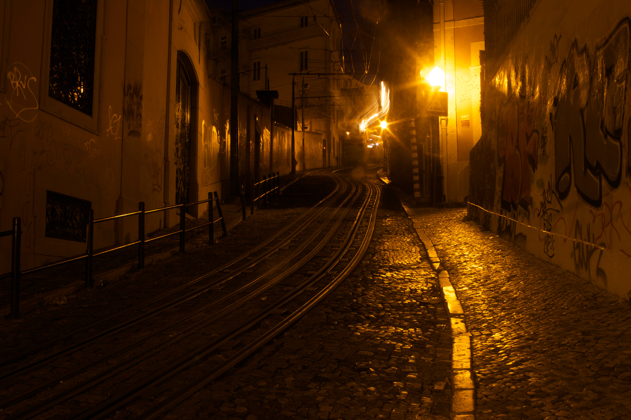 Canon EF 28-135mm F3.5-5.6 IS USM sample photo. Dark streets up and down photography