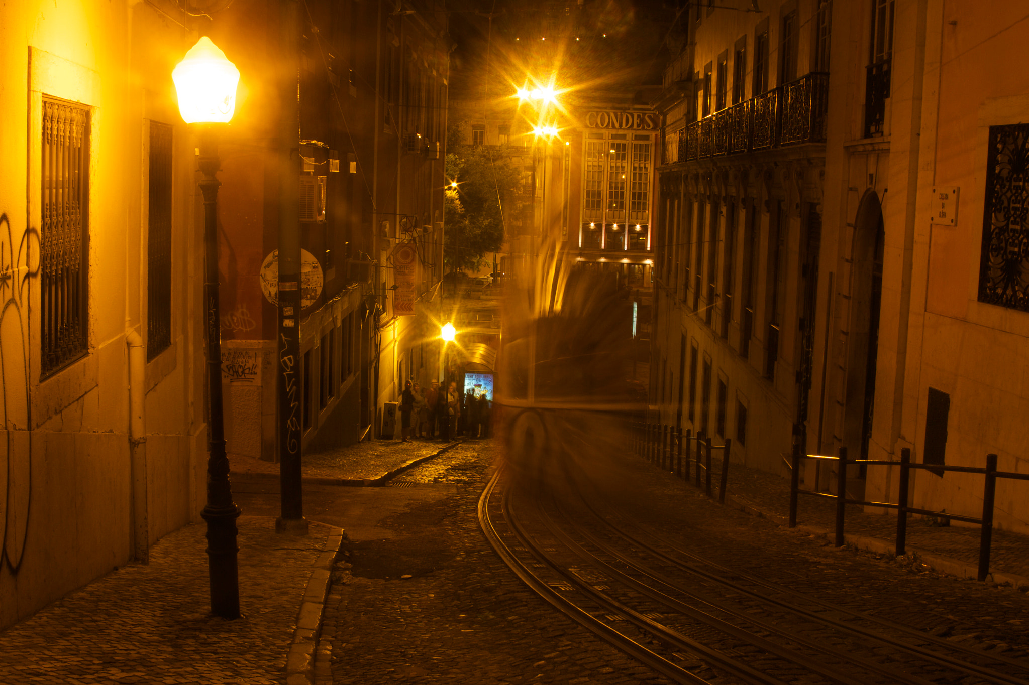 Canon EF 28-135mm F3.5-5.6 IS USM sample photo. Dark streets up and down photography