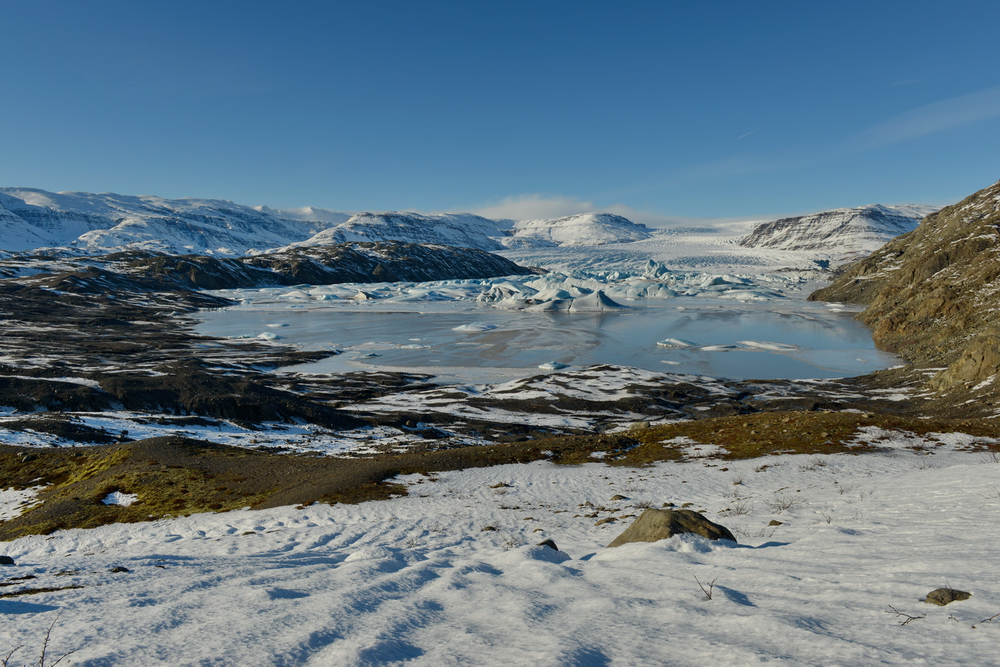 Nikon AF-S Nikkor 24-70mm F2.8G ED sample photo. Hoffell glacier photography