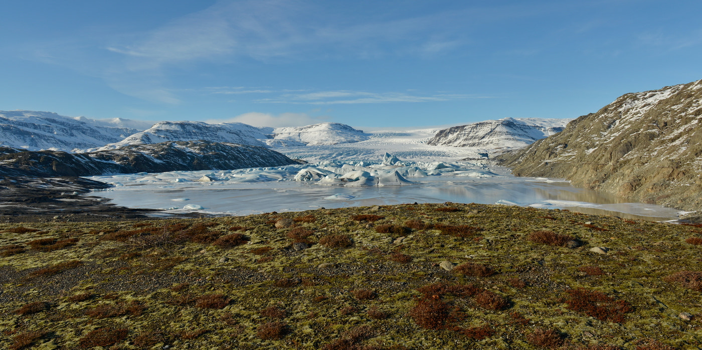 Nikon AF-S Nikkor 24-70mm F2.8G ED sample photo. Hoffell glacier photography