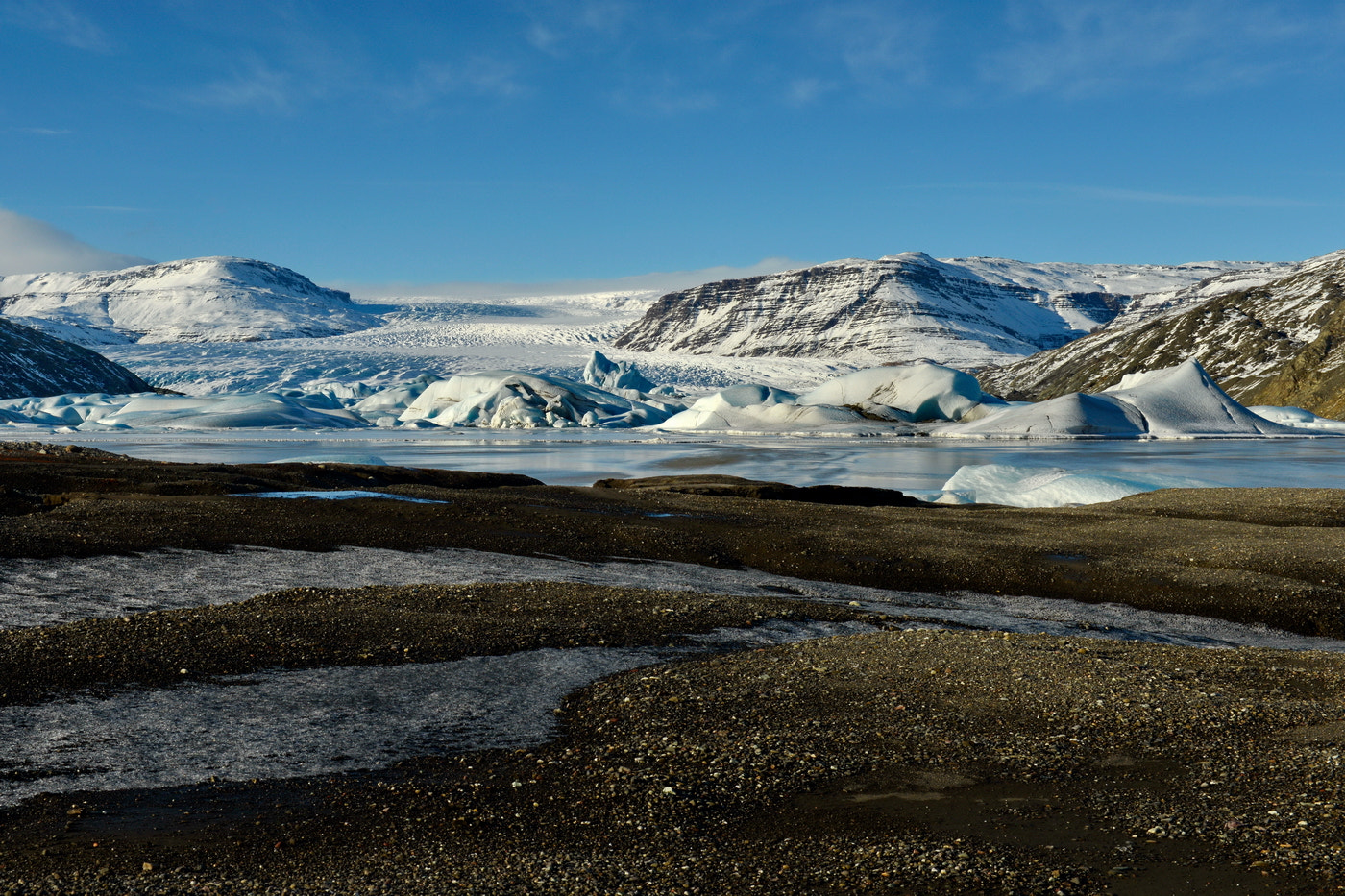 Nikon AF-S Nikkor 24-70mm F2.8G ED sample photo. Hoffell glacier photography