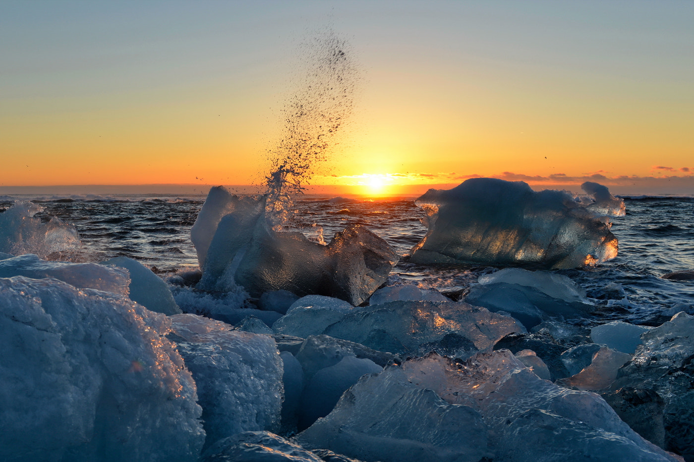 Nikon AF-S Nikkor 24-70mm F2.8G ED sample photo. Floating ice photography