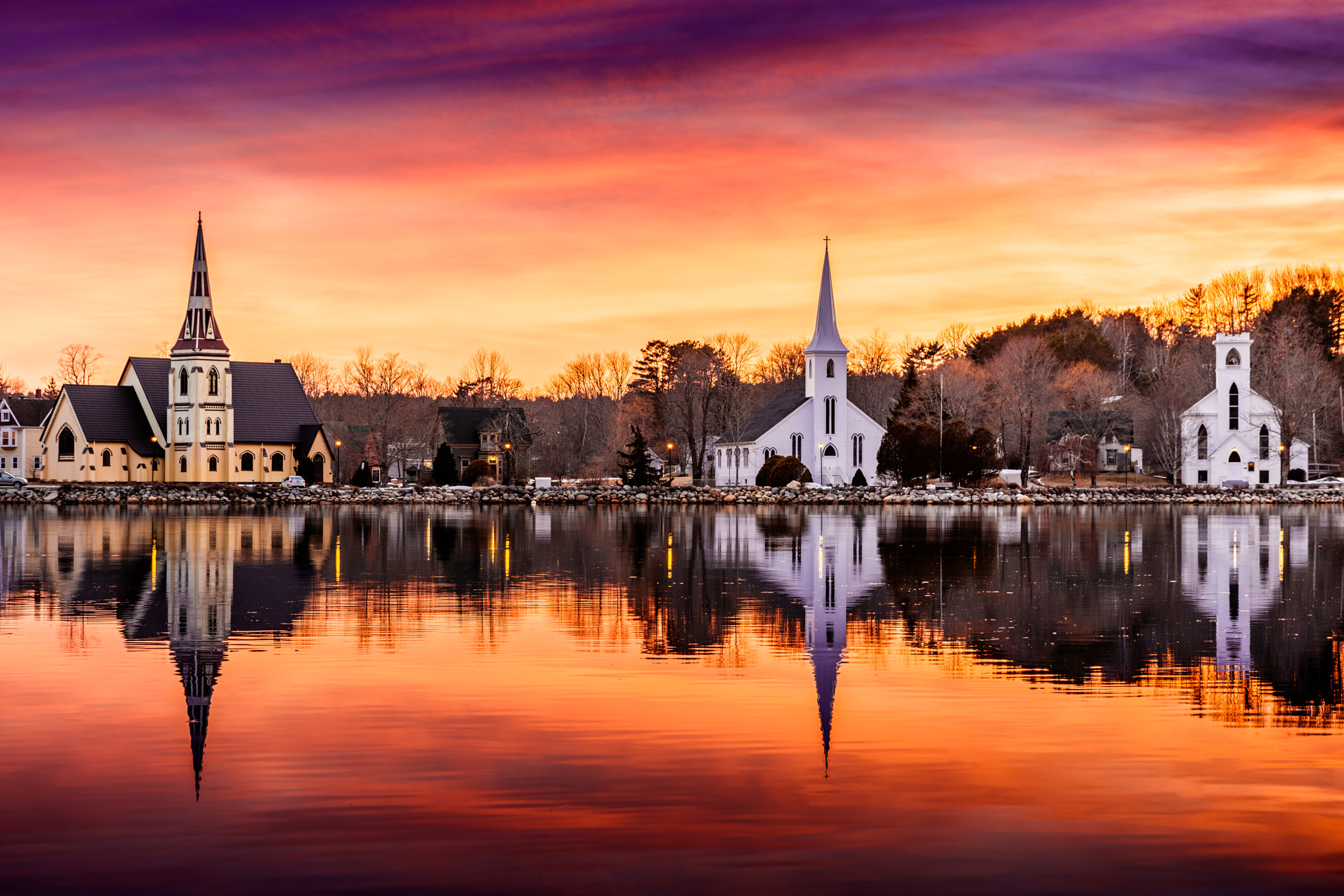 Canon EF 24-70mm F2.8L II USM sample photo. Mahone bay, nova scotia canada photography