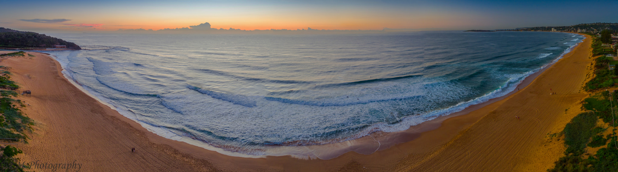 DJI FC550 sample photo. Narrabeen panoramic photography