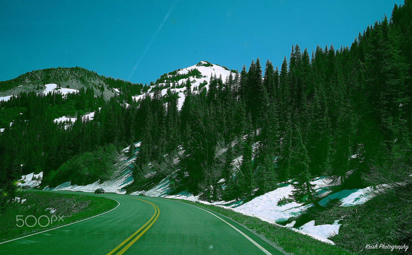 Sony a7R II sample photo. Road to mt rainier washington photography