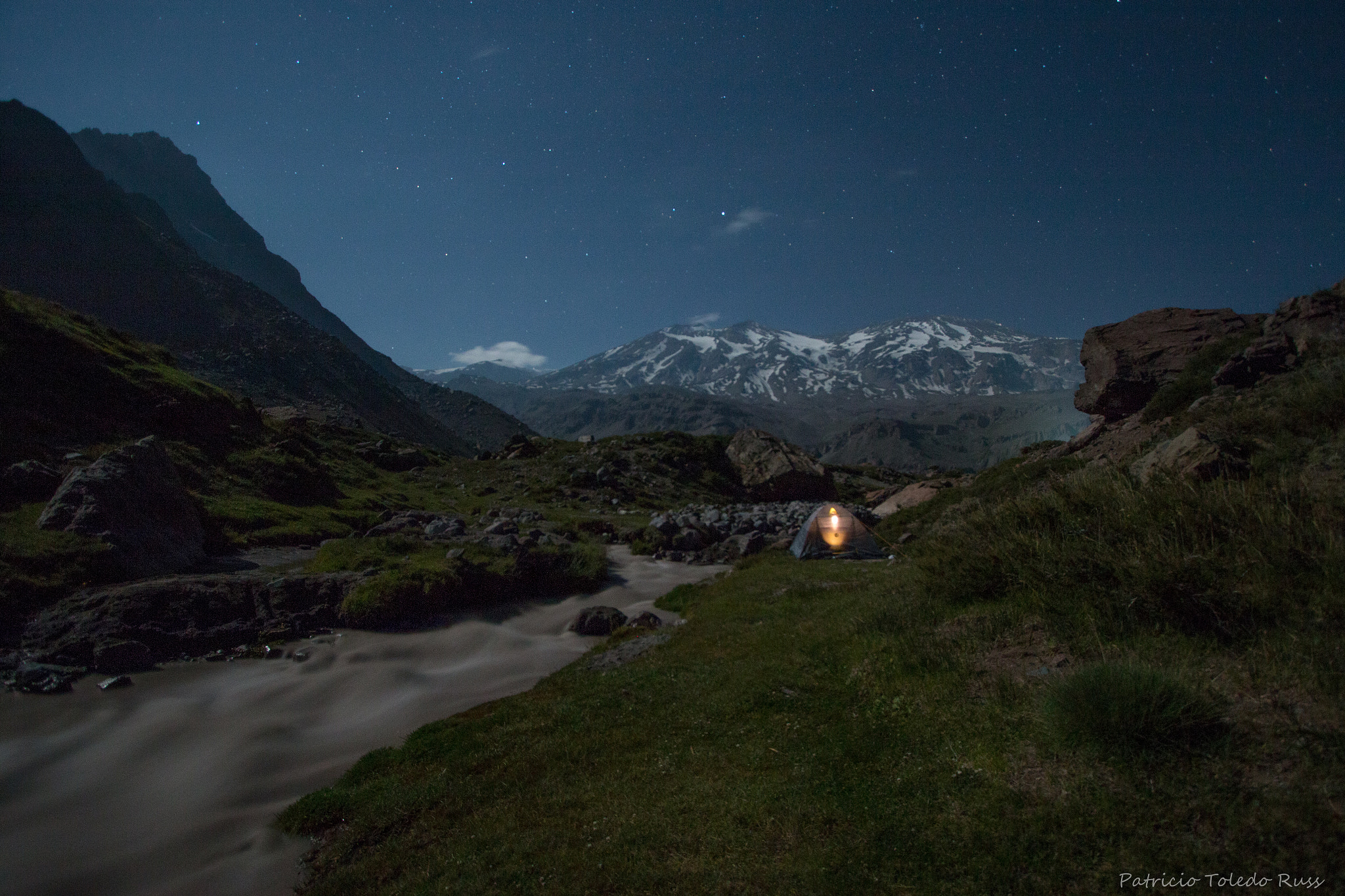 Canon EF-S 10-22mm F3.5-4.5 USM sample photo. Camping at valle de la engorda - andes chile photography