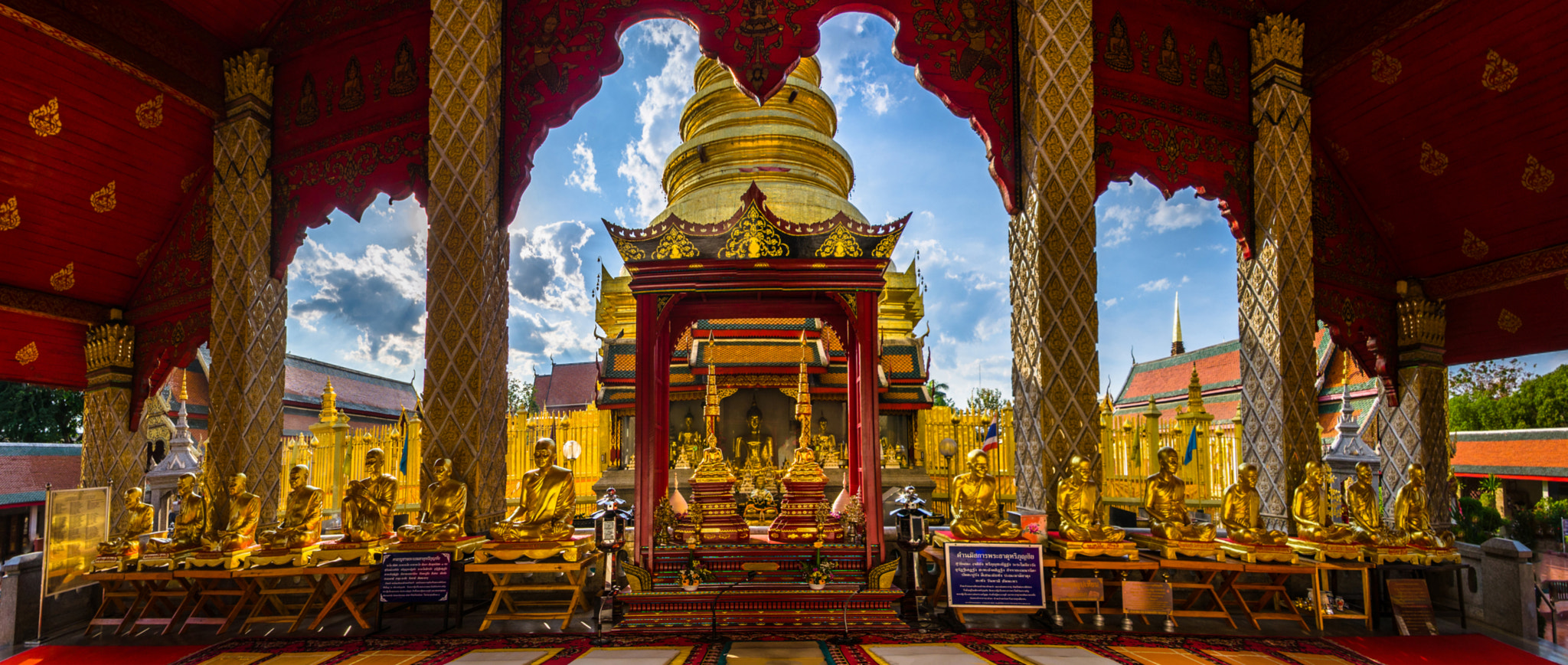 Sigma 10-20mm F4-5.6 EX DC HSM sample photo. Wat phra that hariphunchai photography