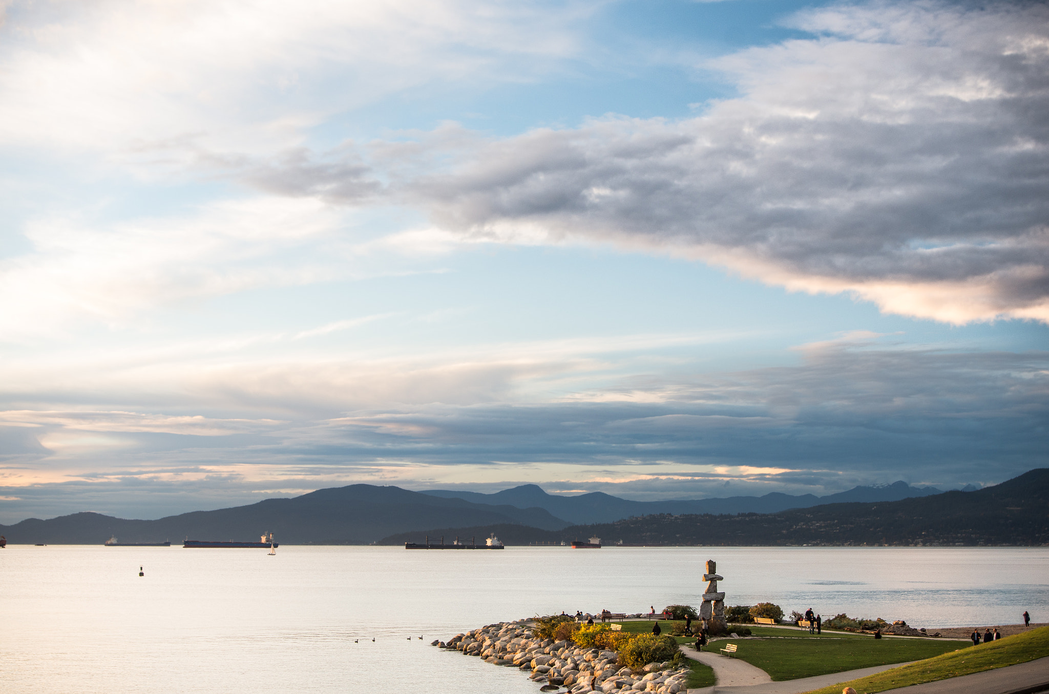 Pentax K-5 IIs sample photo. Vancouver autumn english bay photography