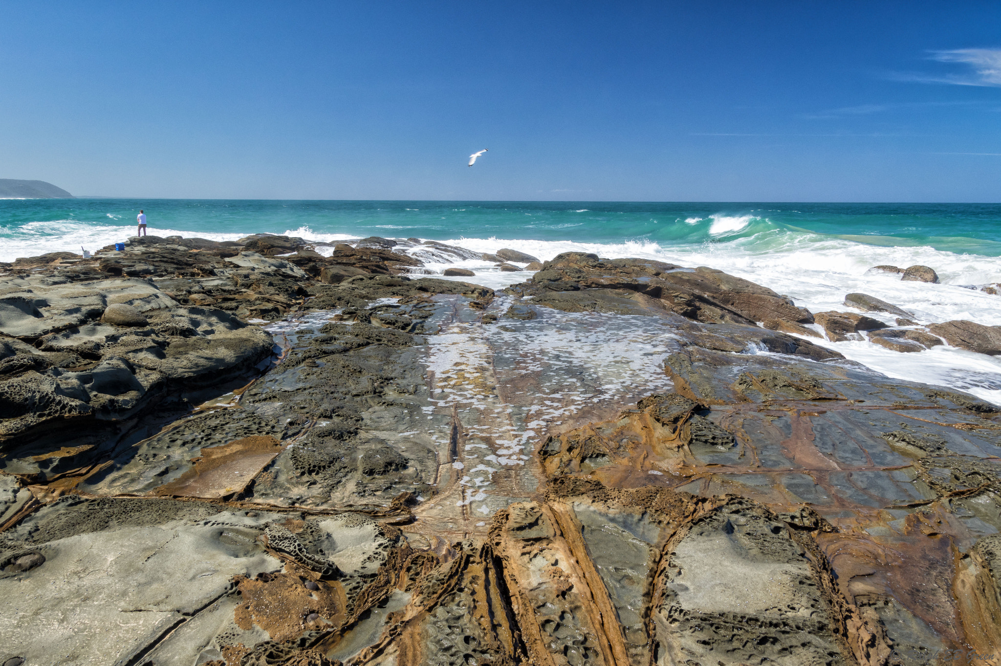 Pentax K-3 II sample photo. The lone fisherman photography