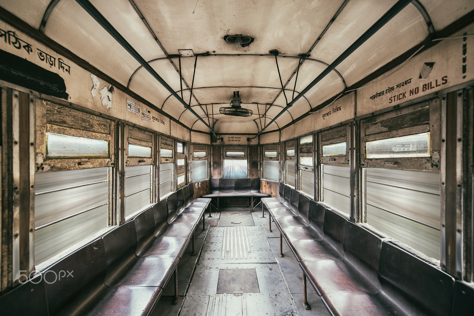 Nikon AF-S Nikkor 14-24mm F2.8G ED sample photo. Tram interior photography