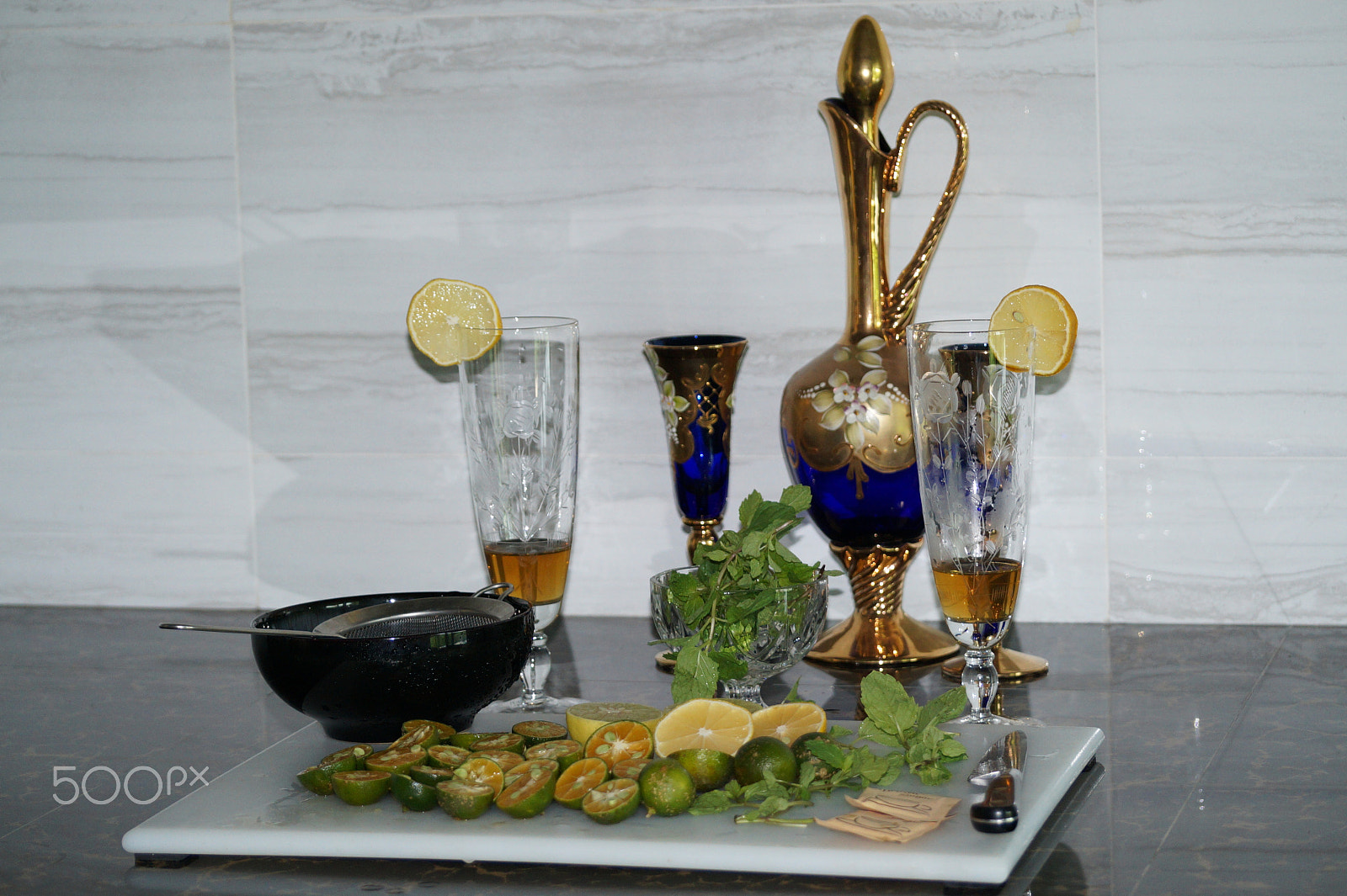 Sony DT 55-300mm F4.5-5.6 SAM sample photo. Homemade mocktail photography