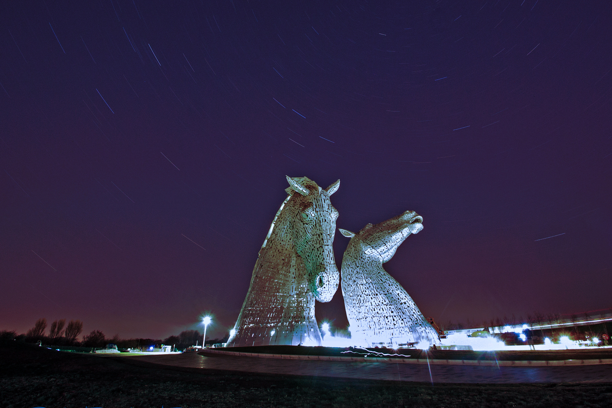 Sigma 10-20mm F3.5 EX DC HSM sample photo. Kelpie star trail photography