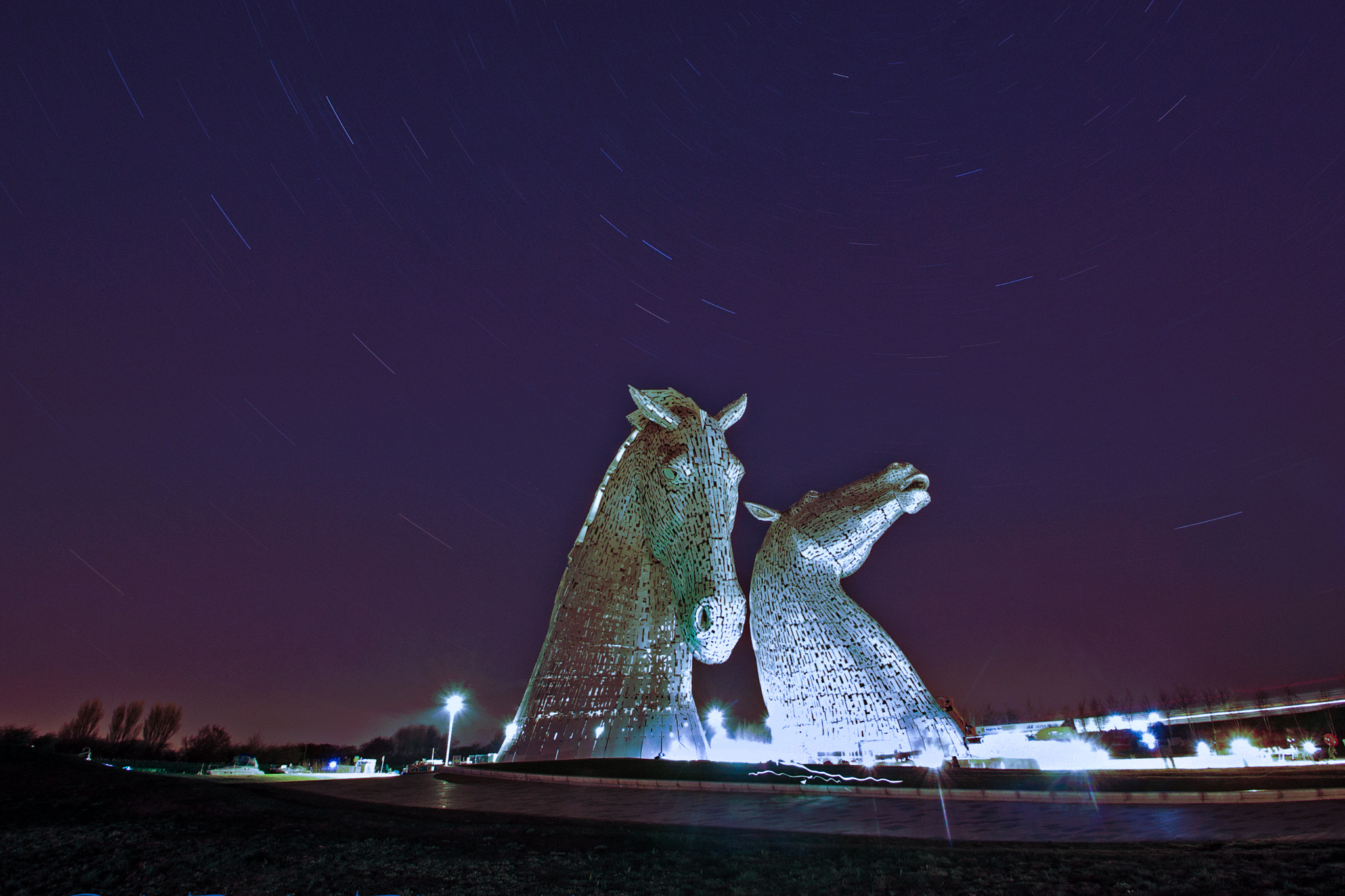 Canon EOS 6D sample photo. Kelpie star trail photography