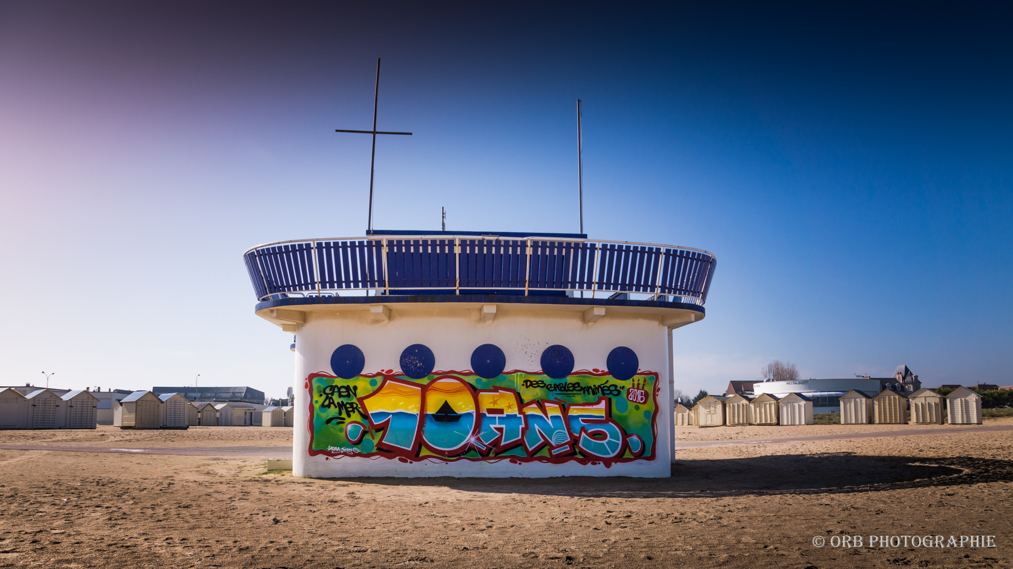 Sony SLT-A77 sample photo. Poste de secours plange de ouistreham photography