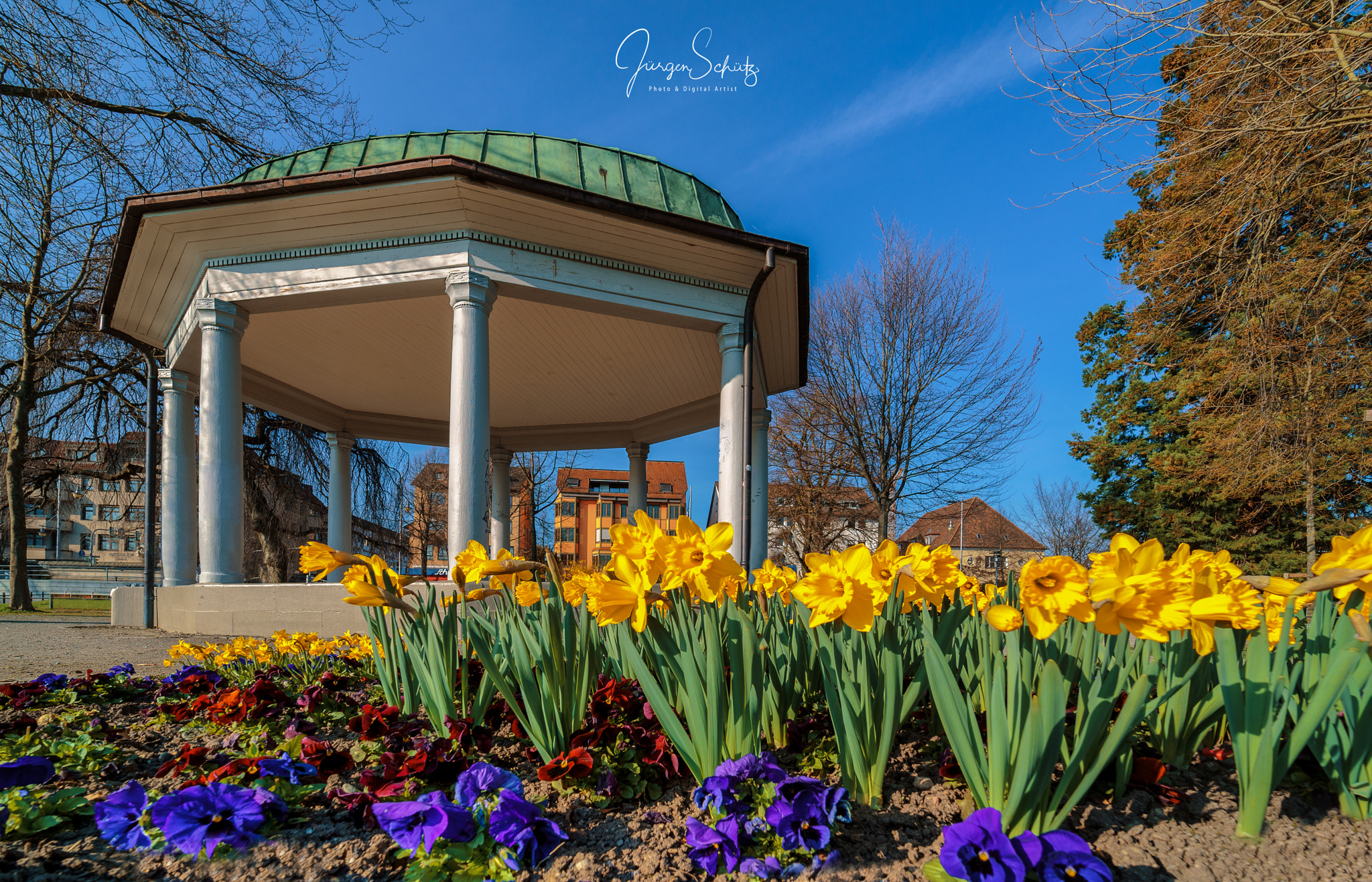 Sony a7 II + Samyang AF 14mm F2.8 FE sample photo. Spring in friedrichshafen lake constance photography