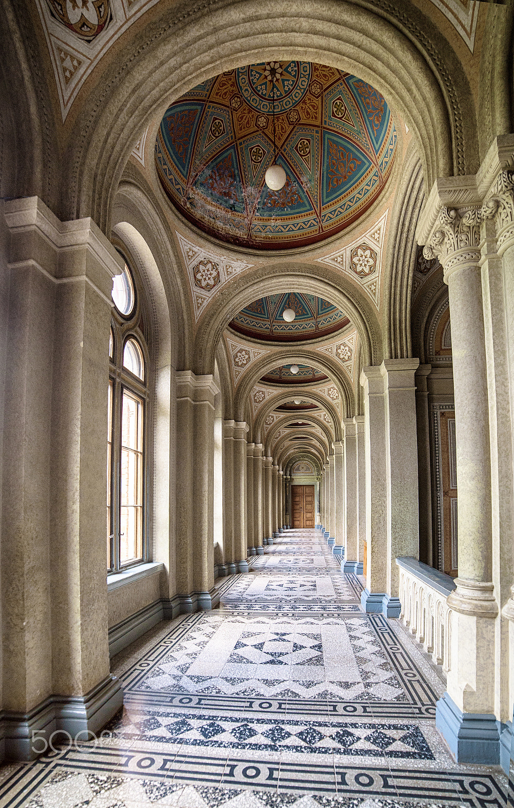 Samyang 14mm F2.8 ED AS IF UMC sample photo. Hallway of university photography
